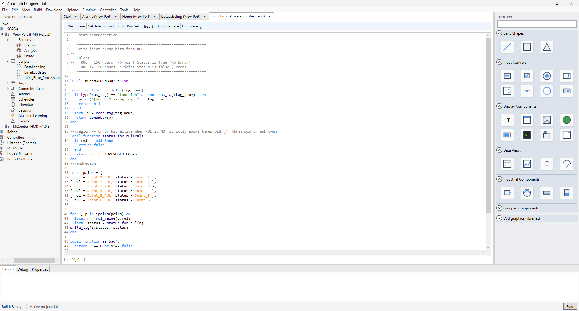 Lua scripting editor